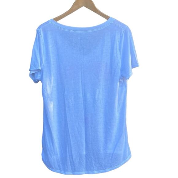 Disney Minnie Mouse rainbow heart white v-neck t-shirt size XXL - Picture 2 of 6